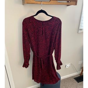 LOFT leopard dress